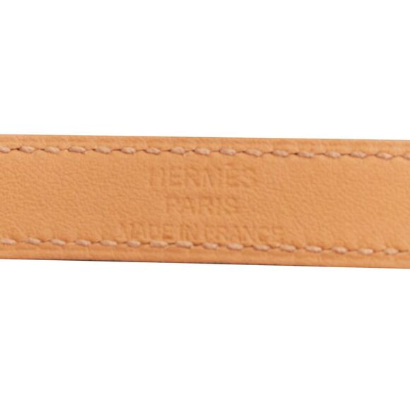 Hermes Kelly Double Tour PHW leather wrap turnlock bracelet - Picture 5 of 6